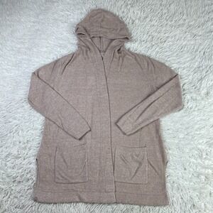 Barefoot Dreams Sweater‎ Womens XL Pink Cozychic Lite Resort Cardigan Hoodie